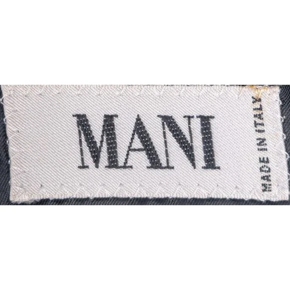 MANI Vintage Sport Coat Jacket Blazer Men Size 42R Textured Two Button WOOL - Picture 12 of 16